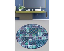 Asir Badmat - Multicolor - Diameter 160 cm