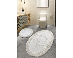 Asir - Badmat Set - 100% Katoen - Antibacterieel - Antislip