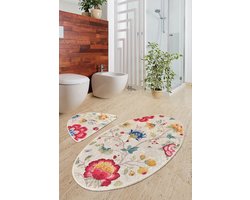 Asir badmatset (2-delig) – multicolor beige