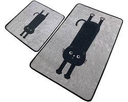 Asir - Badmattenset - 2 stuks - Veelkleurig - 50 x 60 cm & 60 x 100 cm