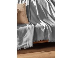 Asir - Bankhoes - Lichtgrijs - 170 x 205 cm