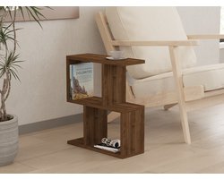 Asir - Bijzettafel - Okkernoot - 51,4 x 45 x 17 cm