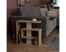 Asir - Bijzettafel - Sonoma Eik - 55 x 20 x 57 cm
