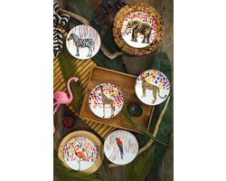 Asir - Cake Serving Set (6 stuks) - Multicolor - 21 x 21 x 2 cm