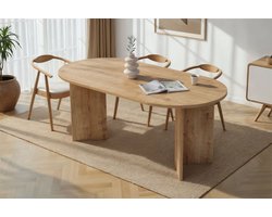 Asir - Eettafel - Saffier Eikenhout - 180 x 90 x 75 cm
