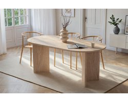 Asir - Eettafel - Travertijn - 180 x 89,5 x 75 cm