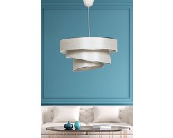 Asir - Kroonluchter - Beige - 40 x 40 x 72 cm