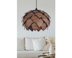Asir - Kroonluchter - Bruin - MDF-behuizing - 46 x 32 x 6 cm