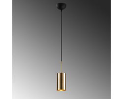 Asir Kroonluchter - Goud Zwart - 9 x 124 x 9 cm