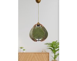 Asir - Kroonluchter - Groen - 25 x 25 x 70 cm