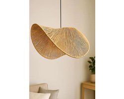Asir - Kroonluchter - Mosterd - PLASTIC BEHUIZING - 50 x 53 x 50 cm