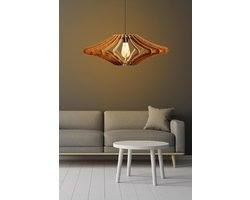 Asir - Kroonluchter - Okkernootkleur - 59 x 59 x 55 cm