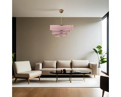 Asir - Kroonluchter - Poeder Goud - 72 x 40 x 40 cm