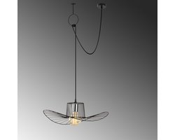 Asir - Kroonluchter - Zwart - 108 x 15 x 67 - 82 cm