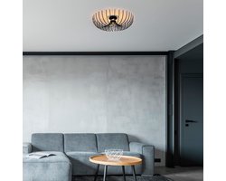 Asir - Kroonluchter - Zwart - 56 x 56 x 16 cm