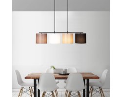 Asir - Kroonluchter - Zwart wit - 110 x 120 x 25