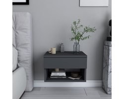 Asir Nachtkastje - Antraciet - 44,6 x 31,9 x 29 cm