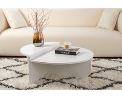 Asir - Salontafel - Wit - 90 x 60 x 30 cm
