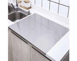 Asir - Snijplank - Zilver - 100% roestvrij staal - 30 x 40 cm