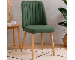 Asir - Stoel - Atlantische Den en Groen - 47 x 46 x 89 cm