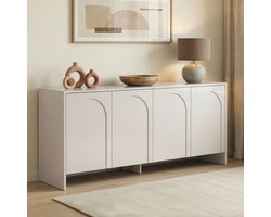 Asir - Troosten - Hout Zwart - Frame: 100% gemelamineerd spaanplaat - 56 x 193 x 19 cm