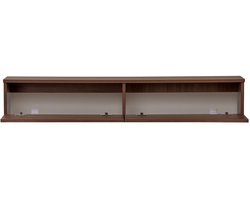 Asir - Tv-meubel - Walnoot - 160 x 25 x 25 cm