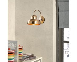 Asir - Wandlamp - Goud - 24 x 20 x 27 cm