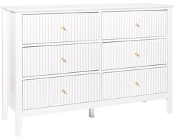 ASSISI - Dressoir 6 lades - Wit - MDF