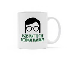“Assistant to the Regional Manager” Grappige Kantoormok – The Office Geïnspireerd Werk Cadeau – 330 ml Keramische Koffiemok