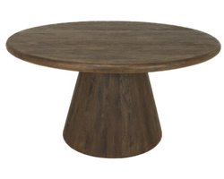 Asti Eetkamertafel rond bruin 150 cm