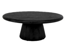 Asti Salontafel rond zwart 90 cm