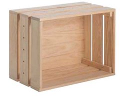 Astigarraga Home box - Modulaire opbergbox in massief hout 28 x 38.4 x 51.2 cm