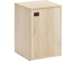 Astigarraga Houten Wandkast met deur - Houten kast van PEFC grenen - 53x37cm