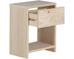 Astigarraga Nachtkastje Vita - Met lade - 40x25x50cm - 100% massief grenenhout