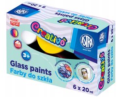 Astra Creativo Beschikbare set voor glas, keramiek en porselein - 6 kleuren