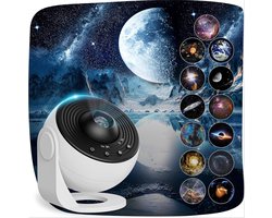 Astro Dreamer Planetarium Upgrade Pro Sterrenprojector - Melkweg Plafondprojector - Nachtlampje voor kinderen - Sterrenhemel - Realistische projector met 13 filmschijven - Slaapkamer Woonkamer