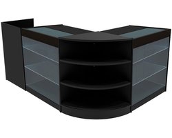 Astro led winkeltoonbank set - zwart - lm60, tb60 & 2x k900 - melamine