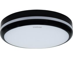ASTRO Plafondlamp - Aanpasbare kleur CCT - Aanpasbare watt 12/15/18w -1150 / 1380/ 1600Lumen - Zwart - 220mm - IP54