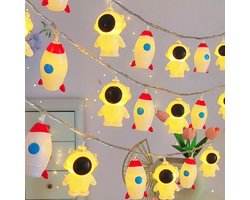Astronaut Lichtslinger Kinderkamer 3 meter 20 lampjes Nachtlampje