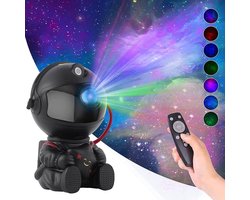 Astronaut Star Projector Galaxie Nachtlampje met afstandsbediening instelbaar ruimtemist sterrenhelder projectielamp voor plafond slaapkamer decoratie