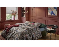 At Home by BeddingHouse Batik dekbedovertrek - Tweepersoons - 200x200/220 - Donker Blauw