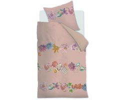 At Home by BeddingHouse Dreamlike dekbedovertrek - Eenpersoons - 140 x 200/220 cm - Nude