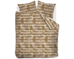 At Home By BeddingHouse Feston Dekbedovertrek - Tweepersoons - 200x200/220 cm - Naturel