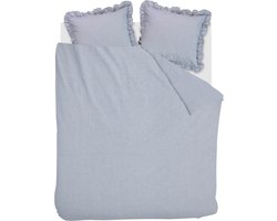 At Home by BeddingHouse Flamboyant dekbedovertrek - Tweepersoons - 200x200/220 - Blauw Grijs