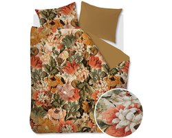 At Home by BeddingHouse Memory dekbedovertrek - Tweepersoons - 200x200/220 - Oker