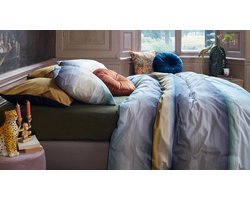 At Home by Beddinghouse More Dekbedovertrek - Lits-jumeaux - 240x200/220 cm - Blauw