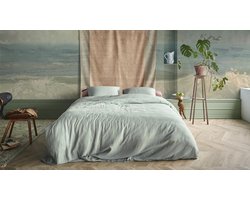 At Home by Beddinghouse Optimism dekbedovertrek - Tweepersoons - 200x200/220 cm - Blauw Grijs