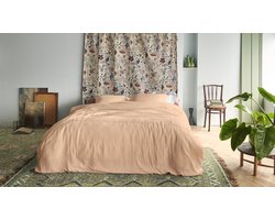 At Home by BeddingHouse Optimism dekbedovertrek - Tweepersoons - 200x200/220 - Nude