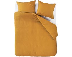 At Home by BeddingHouse Relax dekbedovertrek - Tweepersoons - 200x200/220 - Oker