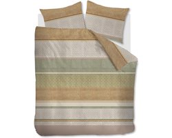 At Home by BeddingHouse Rows dekbedovertrek - Eenpersoons - 140x200/220 - Multi